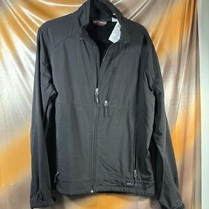 Double Black Diamond Supply Co. Black Performance Jacket bag b56